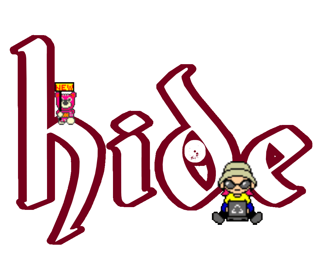 hide's logo. click to enter site.
